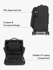Luka Soft-Sided Mini Carry-On Luggage