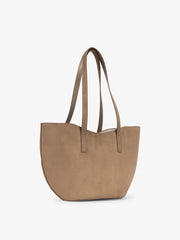 Haven Tulip Tote in Vegan Suede