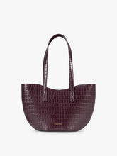 Haven Tulip Tote in Croc-Embossed