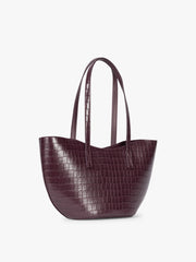 Haven Tulip Tote in Croc-Embossed