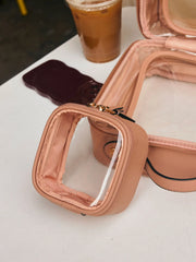 Tiny Clear Cosmetics Case