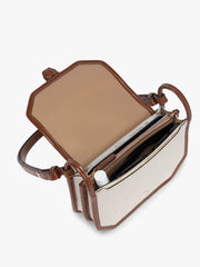 Colette Canvas Crossbody Wallet Bag