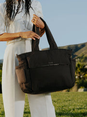 Diaper Tote Bag with Laptop Sleeve