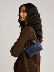 Haven Mini Crossbody Bag in Croc-Embossed